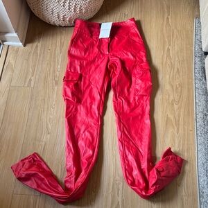 RHODOCHROSITE Red Pants for Women